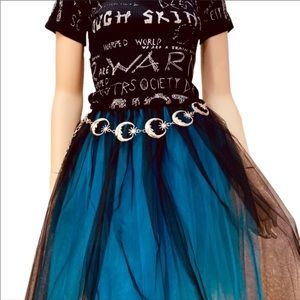 NEW Silver Moons Stars Sun Chain Belt 28”to 55”